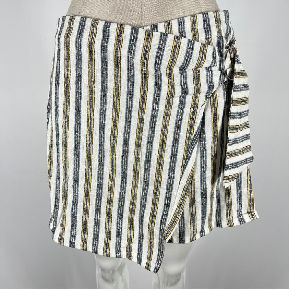 Love tree skort linen blend striped